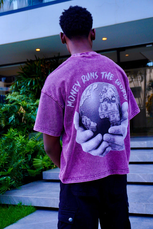 Money Runs the World™ Washed Tee